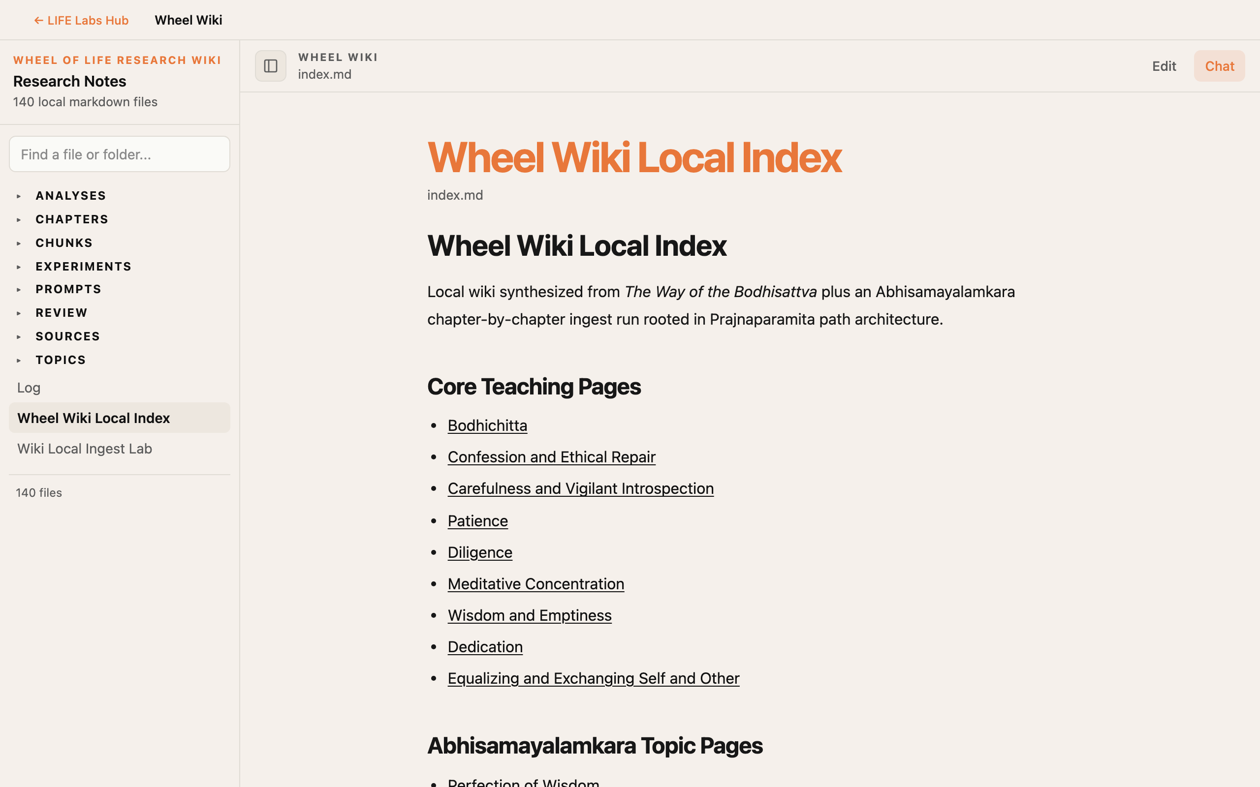 Wheel Wiki Local Index